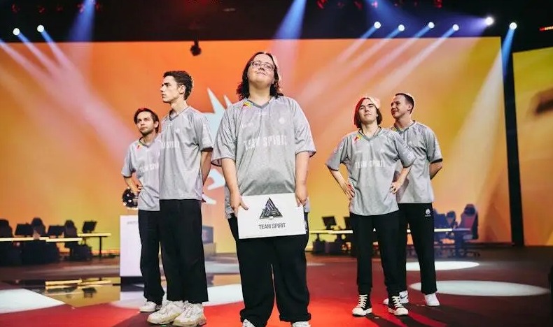 Team Spirit CS2 Roster Celebrating Grand Final Victory