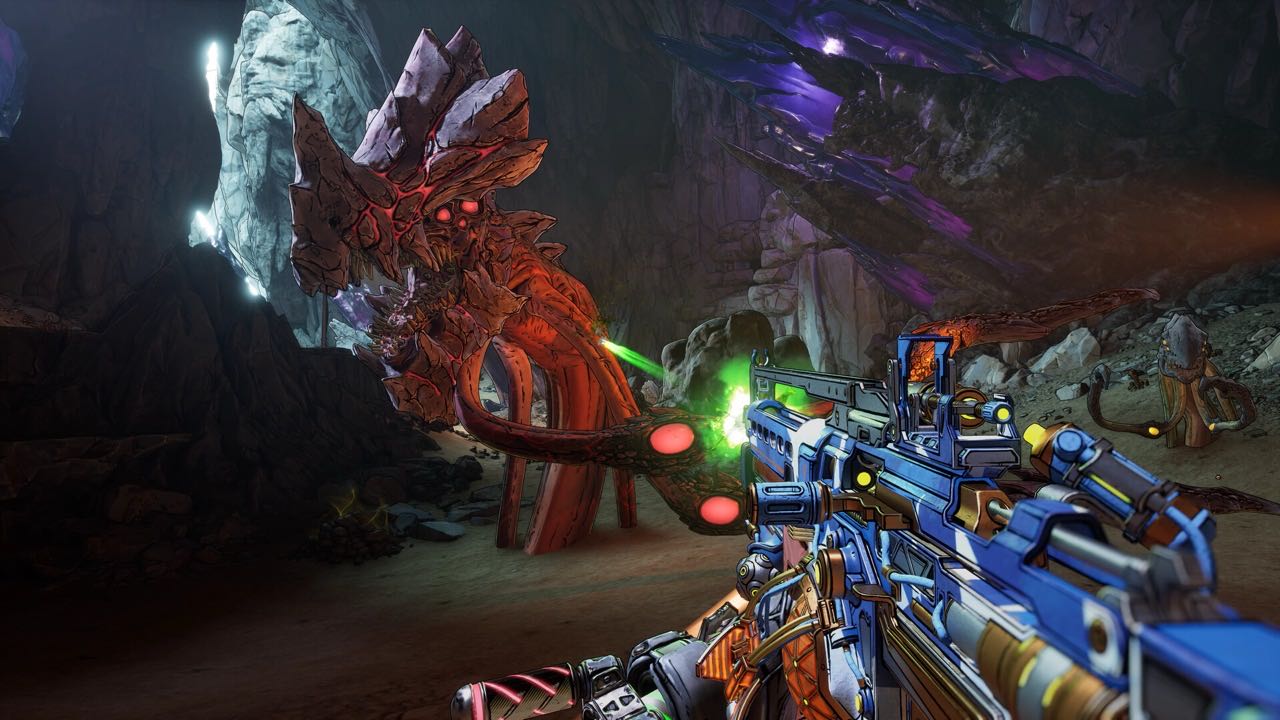 Loveless the Hacker Vault Hunter engaging enemies in Borderlands 4